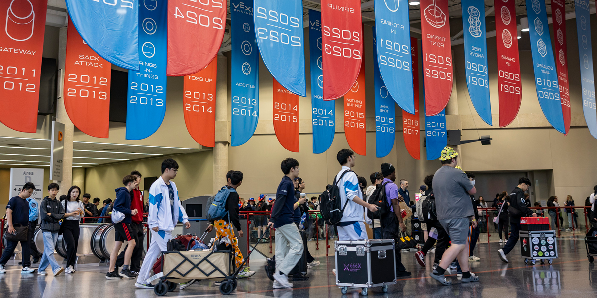 Banners at VEX Robotics World Championship